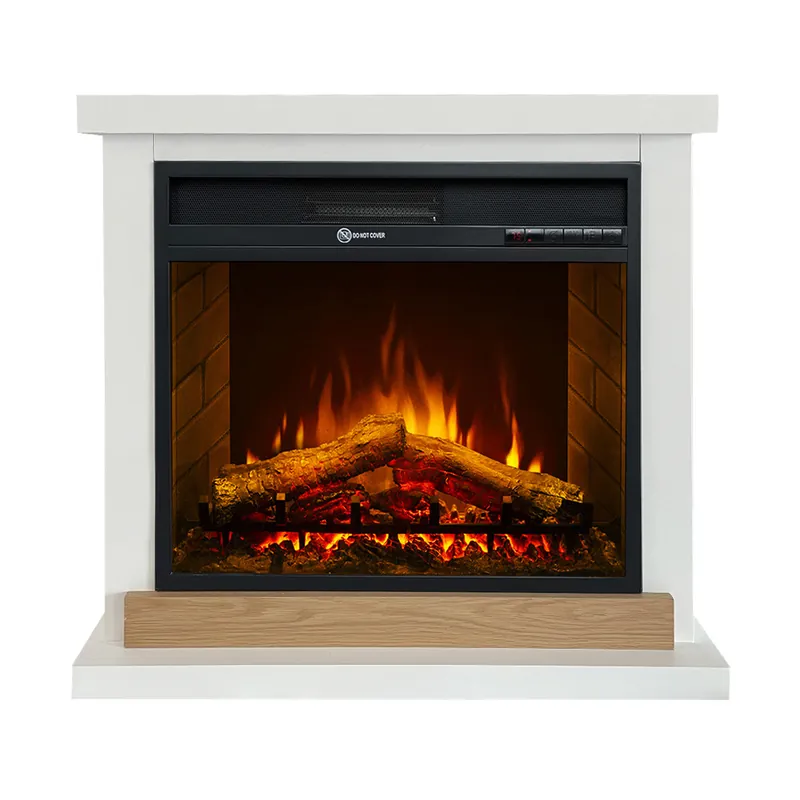 Camino Elettrico Stoccolma Bianco – L75,5×P28×H70 Vendita Finale