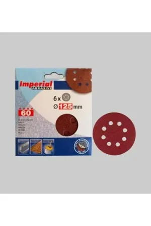 DISCO ABRASIVO VELCRATO 'FAI DA TE' Ø 115 mm - grana 120 - 6 pezzi Compra Oggi Stesso