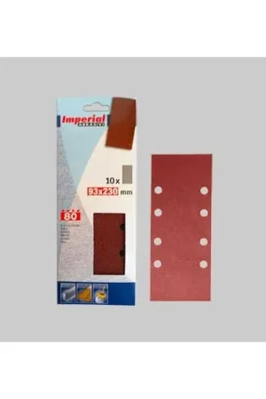 Artigianale FOGLIO ABRASIVO 93X230 MM Grana 50 - 10 pezzi