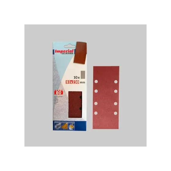 Artigianale FOGLIO ABRASIVO 93X230 MM Grana 50 - 10 pezzi