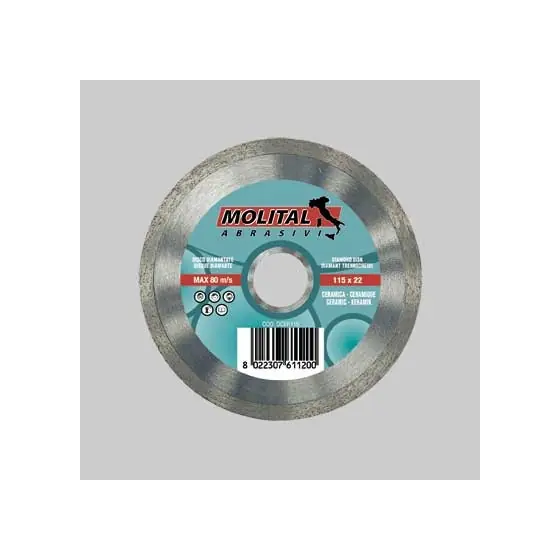 Super Prezzo DISCO DIAMANTATO 'CERAMICA' MOLITAL Ø 115 mm