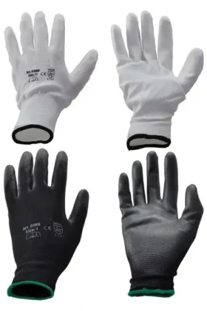 Offerta Guanti in poliestere/poliuretano tg.10 palmo bianco Grifon Safety