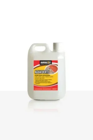 Acido concentrato Aguafuerte lt 5 cotto, clinker, mattoni e pietre Impercot Offerta Del Giorno