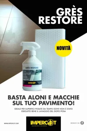Affare Pulitore Kit Gres restore con buffer pad Impercot