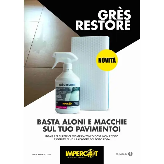 Affare Pulitore Kit Gres restore con buffer pad Impercot