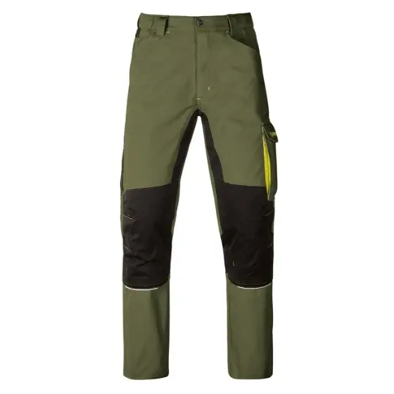 Saldi Pantalone kavir olive verde/nero M da lavoro leggeri Kapriol