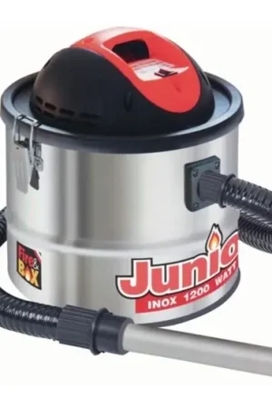 Aspiracenere Junior 1200 watt serbatoio in acciaio con presa - Fire & Box Schuko Scelto Dai Clienti