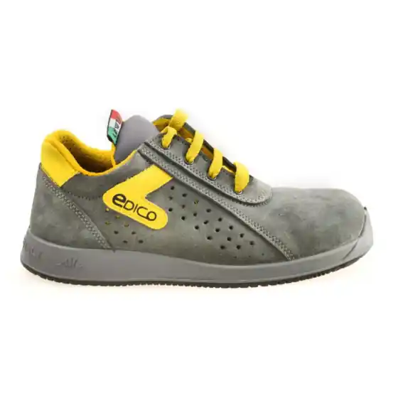 Economico Scarpe antinfortunistiche MUST S1P tg.43 grigio scamosciata bassa Lewer per Edico