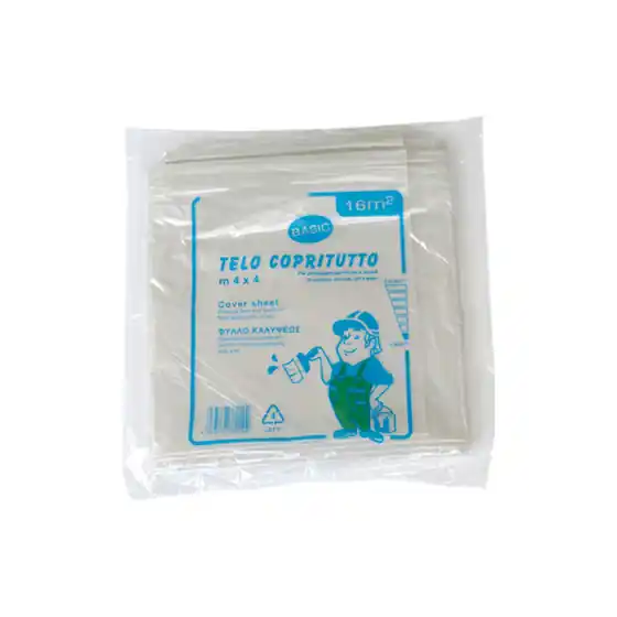 TELONE POLIETILENE TRASPARENTE 4X4 200GR, 1 PZ Ordina Subito