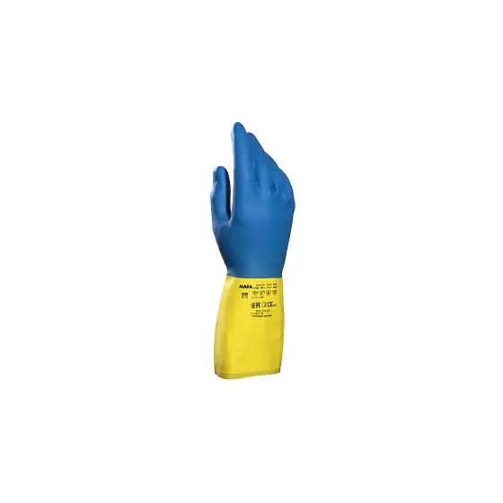 Consegna Rapida GUANTI DUO-MIX BLU/GIALLO CE taglia 07, 10 PA