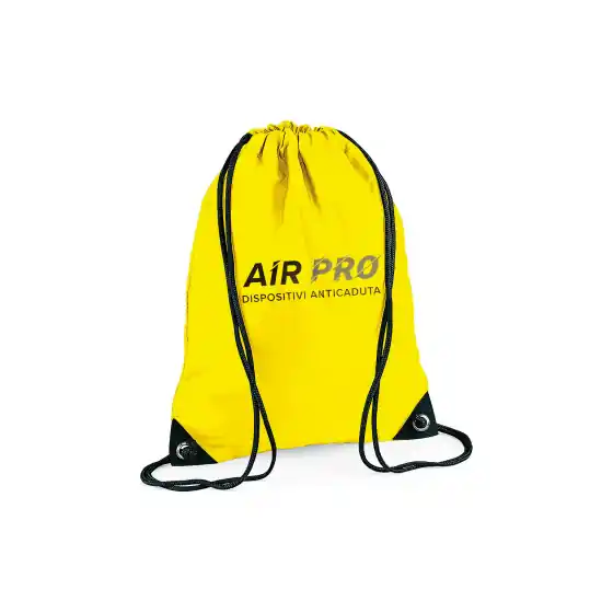 BORSA NYLON GIALLA CON LACCI 34X43 LINEA AIR PRO, 1 PZ Scelto Dai Clienti
