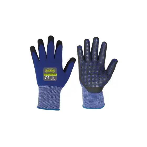 Compra Online GUANTO NITRILE NERO D/AREATO PUNTINATO taglia 07, 12 PA