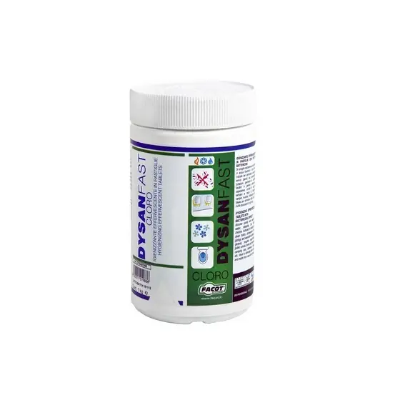 Artigianale MINIPASTIGLIE DI CLORO ATTIVO DYSANFAST-CLORO - 1 kg past. 3.5 gr