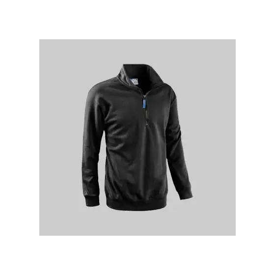 Offerta FELPA CON ZIP CORTA ANTRACITE Tg. XXL