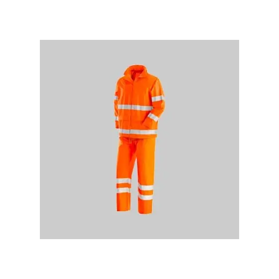 Spedizione Mondiale COMPLETO GIACCA E PANTALONE ALTA VISIBILITA' Tg. XXL