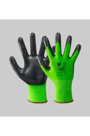 GUANTO PROFESSIONALE 'NBR CRINKLE' NERI Tg. 9 PA 12,000000 Bestseller