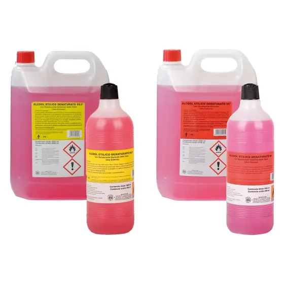 In Voga ALCOOL ETILICO DENATURATO Lt. 5 - 99,9 % vol. pz. 4 - SPRINTCHIMICA