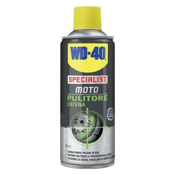 Nuova Collezione PULITORE CATENA MOTOCICLETTE SPRAY ml 400- WD-40