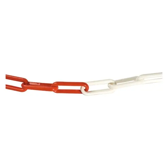 CATENA SEGNALETICA ACCIAIO BICOLORE bobina mt 30 bianco/rosso- MADE IN ITALY Di Tendenza