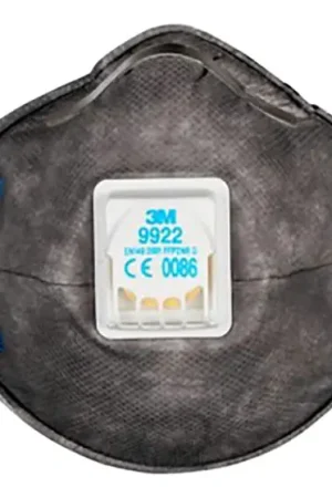 MASCHERA RESPIRATORIA SERIE 9000 CON VALVOLA 9922 - FF P2 pz. 10 - 3M Di Marca
