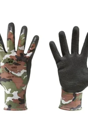 Alta Qualità GUANTI POLIESTERE/LATTICE MAC TUK - Tg.10 pz. 12 - NERI