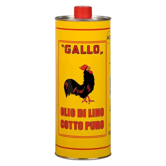 OLIO DI LINO COTTO PURO lt 1 gallo pz. 12 - SPRINTCHIMICA Soddisfatti O Rimborsati