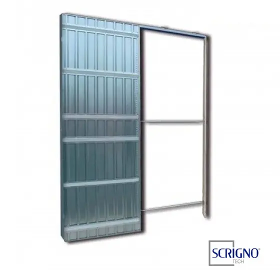 Controtelaio Scrignotech 90x210x10 cartongesso per porte scorrevoli a scomparsa Solo Oggi