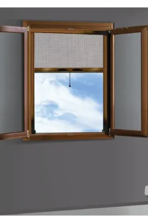 Pagamento Sicuro ZANZARIERA A RULLO VERTICALE PER FINESTRA cm 160 x 170 - bronzo- KASART