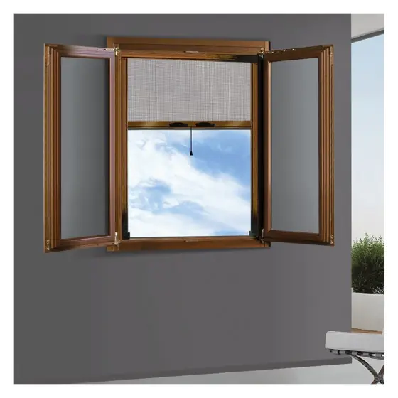 ZANZARIERA A RULLO VERTICALE PER FINESTRA cm 140 x 170 - marrone ral 8017- KASART Offerta Speciale