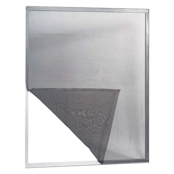 Di Marca ZANZARIERA IN POLIESTERE ADESIVA PER FINESTRE 'ECCO' cm 150 x 180 col. grigio- IRS