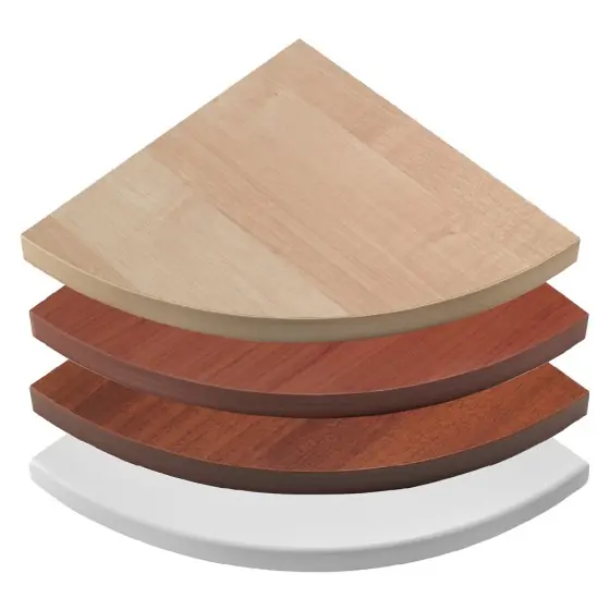Premium MENSOLA IN TRUCIOLARE AD ANGOLO 'ECOPAN ANGOLO' 35 x 35 x 1,8 - ciliegio pz. 5 - Hey Casa