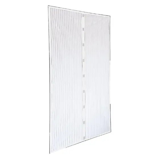Quantità Limitata ZANZARIERA IN POLIESTERE CON MAGNETI PER PORTA 'ECCO MAGNET' cm 120 x 160 - col. grigio- IRS