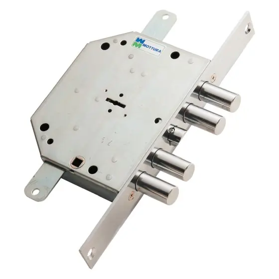 SERRATURA DA INFILARE TRIPLICE PER PORTE BLINDATE ART. 89C.751 Dx E 60 - mm 132 x 165- MOTTURA Nuovo Arrivo
