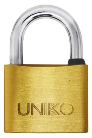 LUCCHETTO RETTANGOLARE 'UNIKO' mm 60 - blister 1 pz (chiave UL050) pz. 12 - UNIKO Economico