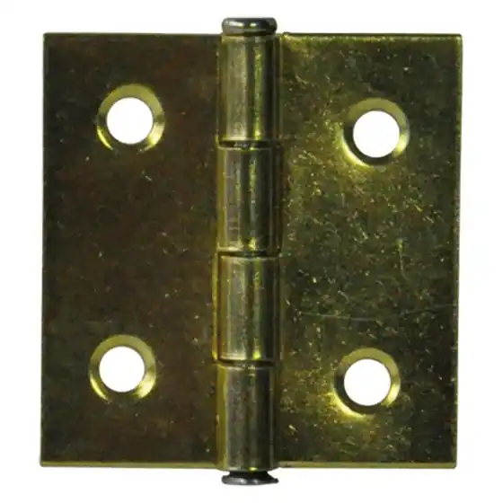 CERNIERA OTTONATA mm. 40x40 - pz. 4- Blister Koncreto Pagamento Sicuro