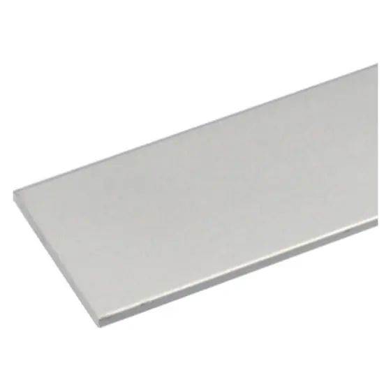 Bestseller PROFILO PER FAI DA TE PIATTO mm 25 x2 - mt 1 col.argento pz. 8 - UNIKO