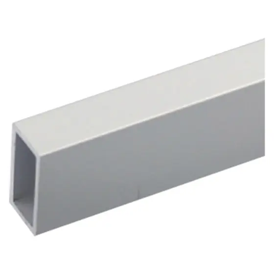 Prezzo Ridotto PROFILO PER FAI DA TE TUBO RETTANGOLARE mm 20 x 10 x 1 - mt 1 col.argento pz. 8 - UNIKO