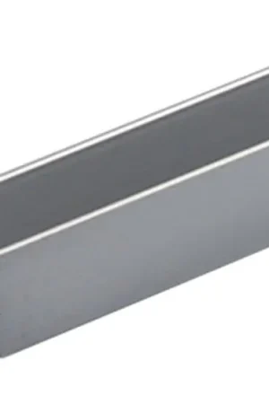 Ultime Pezzi PROFILO PER FAI DA TE TIPO 'U' mm 10 x 10 x 1 - mt 2 col.argento pz. 10 - UNIKO