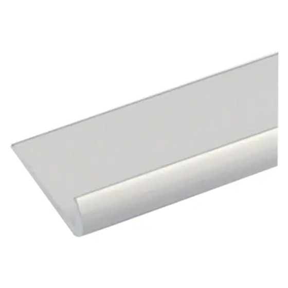 Professionale PROFILO PER FAI DA TE TIPO 'UNGHIETTA' mm 18 x 1 - mt 2 col.argento pz. 8 - UNIKO