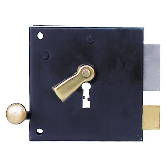 SERRATURA PORTONCINO DA APPLICARE ART. 175 E 60 - scatola mm 120 Dx pz. 2 - BONAITI Promozione Esclusiva