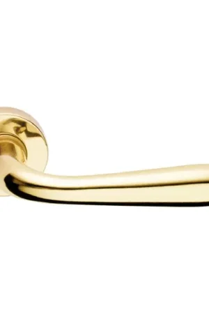 Compra Online MANIGLIA PORTA BLINDATA ROSETTA TONDA 'GOCCIA' Sx - cromo satinato- FORME