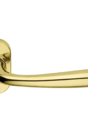 Acquista Ora MANIGLIA PORTA BLINDATA ROSETTA OVALE 'GOCCIA' Dx - lucido verniciato- FORME