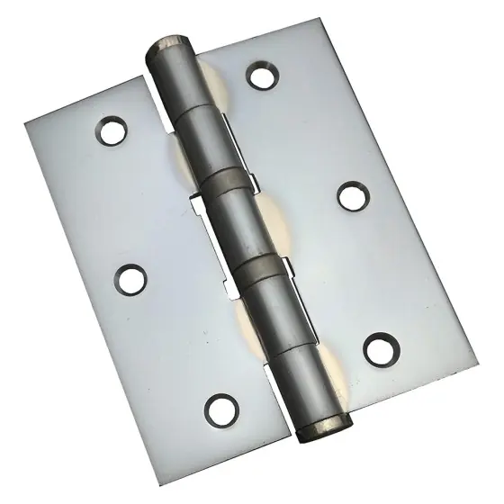 CERNIERA CON CUSCINETTI CROMO SATINATO mm 100 x75 - sp.3 pz. 2 - Hey Casa In Voga