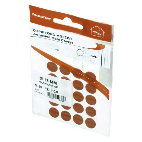 COPRIFORO ADESIVO colore rovere pz. 5 - Hey Casa Offerta