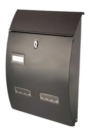 Autentico CASSETTA POSTALE PORTA RIVISTA '708B' cm 27 x 12 x H 40 - antracite- MILLE