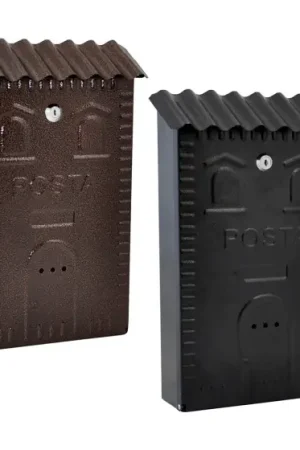 CASSETTA POSTALE cm 25 x 9,5 x H 37 - Nera- MILLE Spedizione Espresso