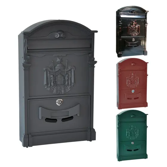 Ordine In Blocco CASSETTA POSTALE 'REGALE' verde- ALUBOX