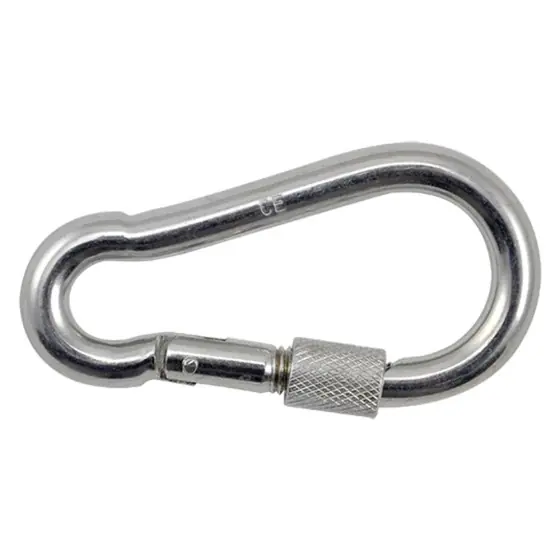 Pagamento Sicuro MOSCHETTONE CON GHIERA mm 100 pz. 25 - Hey Casa