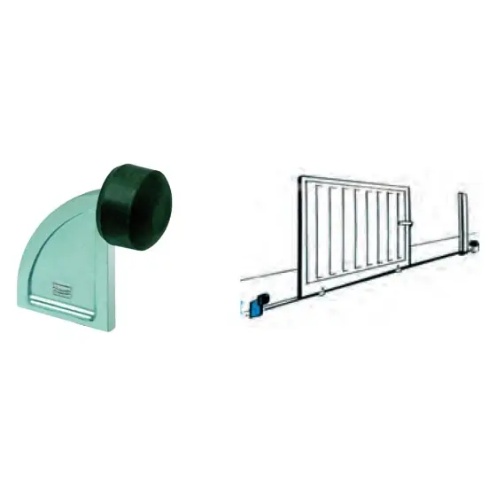 Acquista Ora ARRESTO PER CANCELLI SCORREVOLI ART.200 par. ø 37 - dim. mm 50x93- COMUNELLO