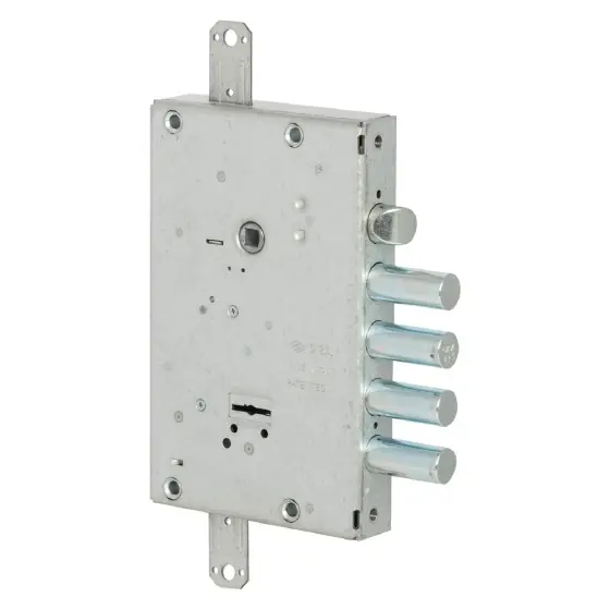 SERRATURA DA APPLICARE TRIPLICE PER PORTE BLINDATE ART. 57515 E 64 -4 mand./4 caten. chiave corta- CISA Consegna Rapida